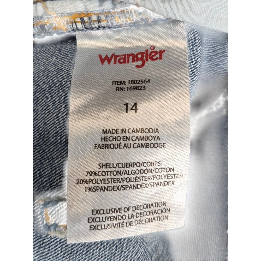 Wrangler Womens High Rise Bootcut Free to Stretch Blue Jeans Size 14 NWT 1802564 - Picture 5 of 8